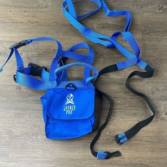 Launch Pad Ski Snowboarding Harness, Blue - Picture 2 of 3